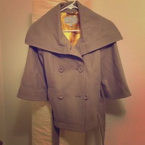 Old navy beautiful taupe 3/4 length swing jacket